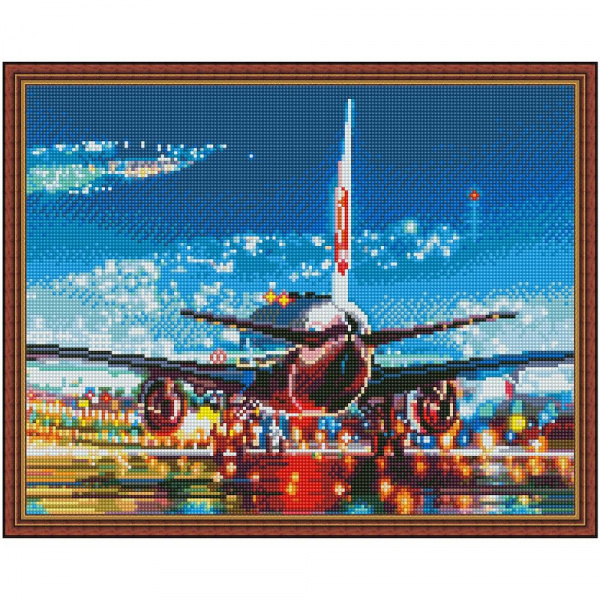 Картина мозаикой Взлетная полоса фото 1