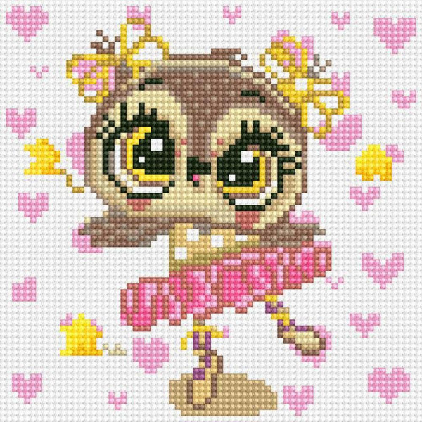 Картина мозаикой Совушка прима  фото 1