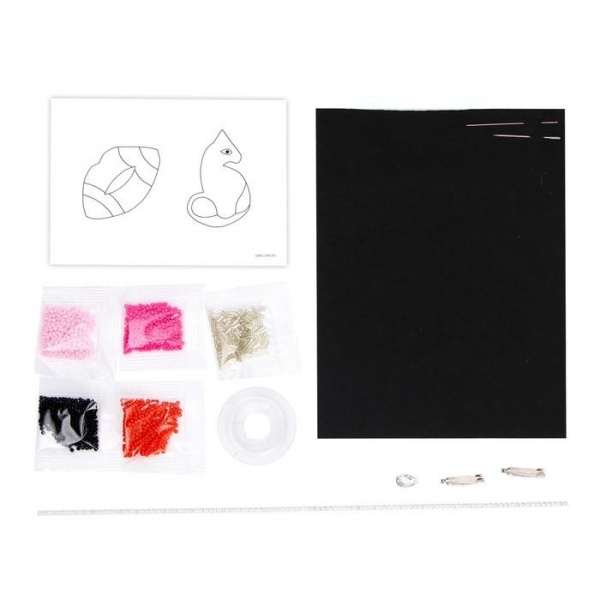 Брошь Кошка и губы фото 2