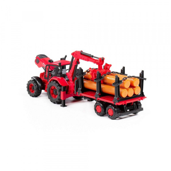 Трактор BELARUS с лесовозом фото 3