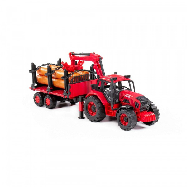 Трактор BELARUS с лесовозом фото 5