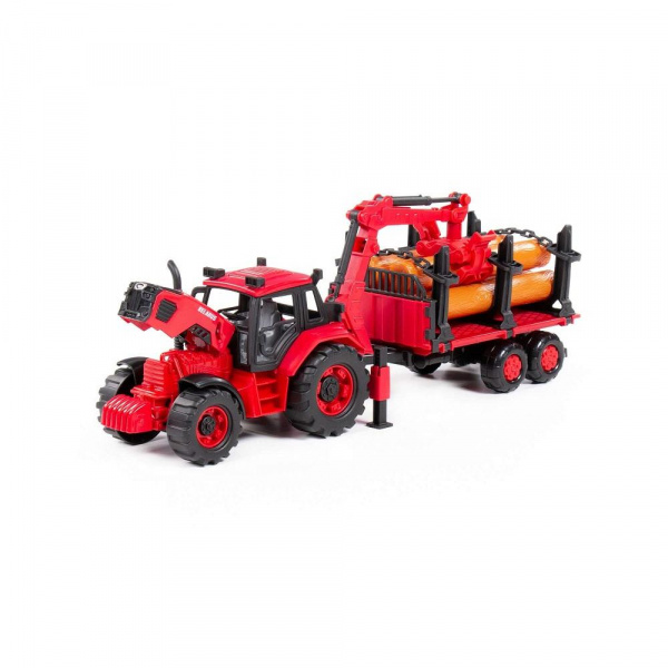 Трактор BELARUS с лесовозом фото 6