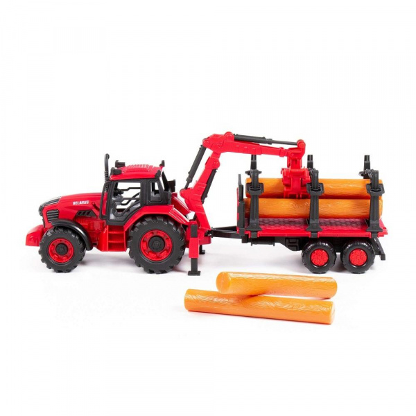 Трактор BELARUS с лесовозом фото 7