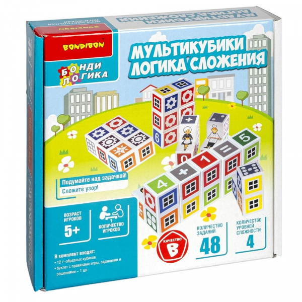 Мультикубики Логика сложения фото 1