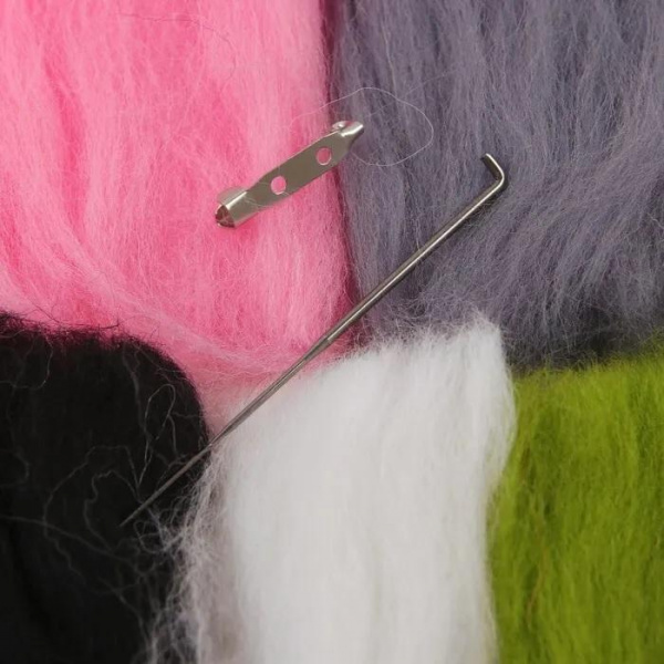 Брошь из шерсти Кот фото 2