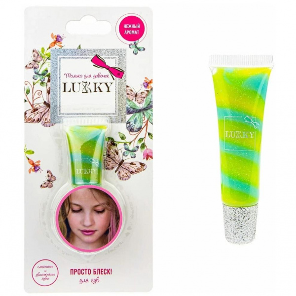 Блеск для губ аквамариновый бриз Lukky