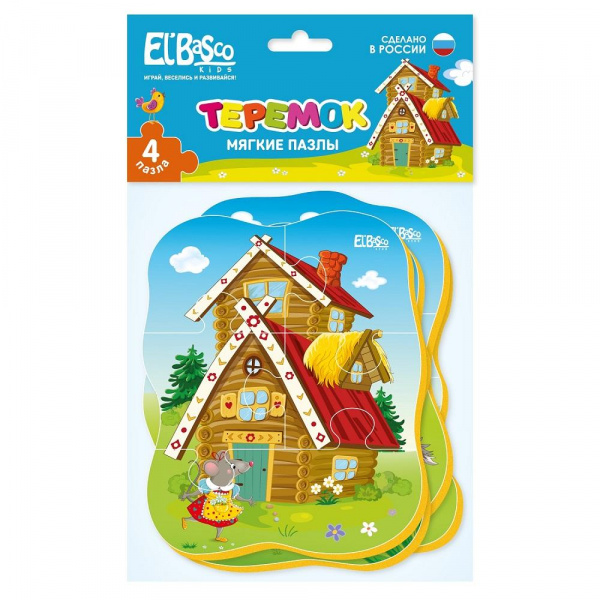 Мягкий пазл «Теремок», El'BascoKids