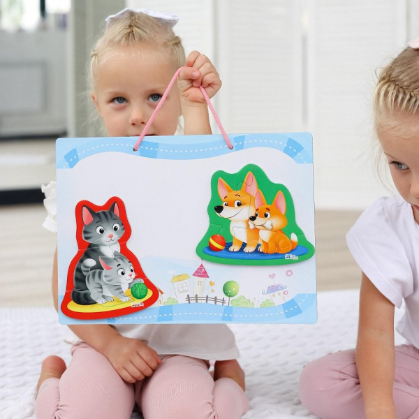 Магнитный пазл Домашние питомцы фото 2
