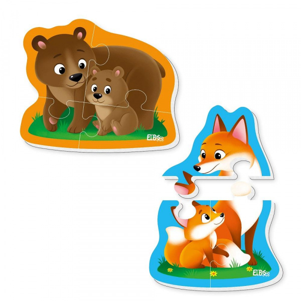 Магнитный пазл Лесные жители фото 1