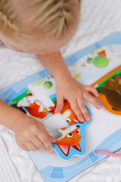 Магнитный пазл Лесные жители фото 2