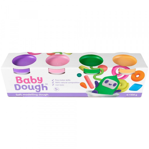 BabyDough набор 4 цвета фото 1