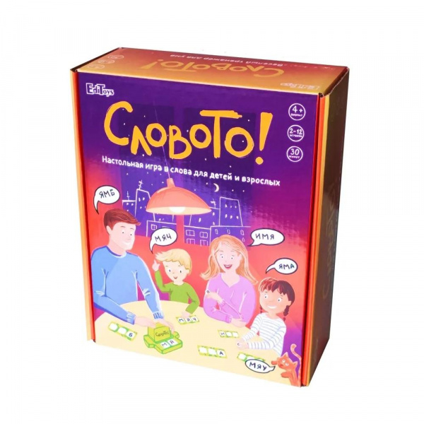 Настольная игра в слова «СловоТо!», EdiToys купить в Москве, Нижнем ...