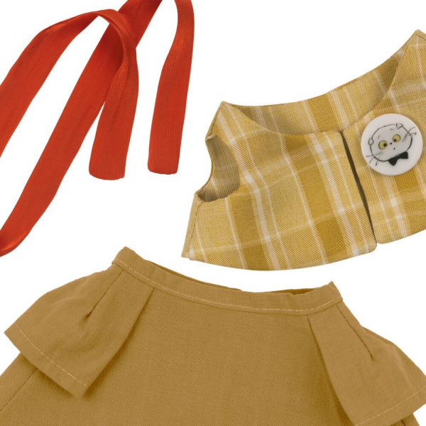 Платье жилет со значком и шарфик фото 3