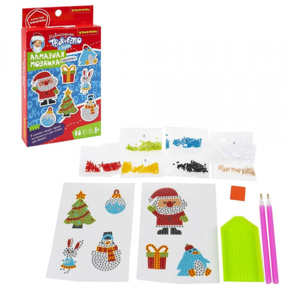 Алмазная мозаика С Новым Годом фото 1