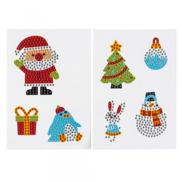 Алмазная мозаика С Новым Годом фото 9