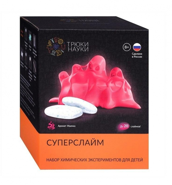 Суперслайм Аромат Жвачка Трюки Науки