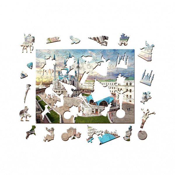 Деревянный пазл Казань фото 2