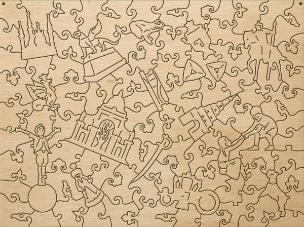 Деревянный пазл Казань фото 3