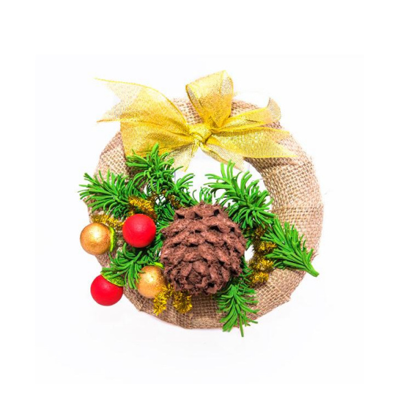 Новогодний венок Набор для творчества фото 1