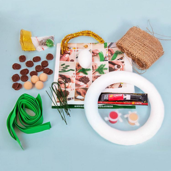 Новогодний венок Набор для творчества фото 2