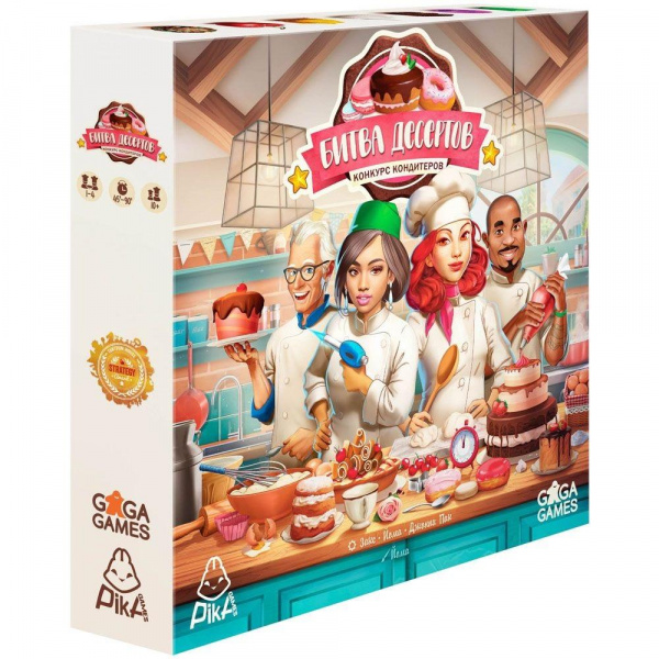 Настольная игра «Битва десертов. Конкурс кондитеров», GaGa Games