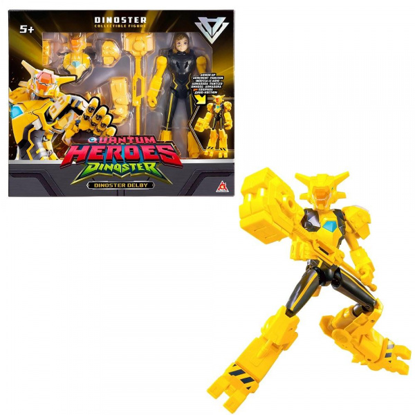 Большая фигурка героя «Делби в дино-костюме» 20 см, Dinoster