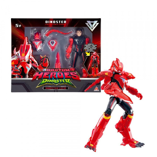 Большая фигурка героя «Люцио в дино-костюме» 20 см, Dinoster