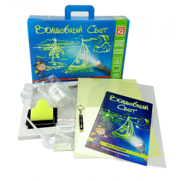 Волшебный свет Набор для опытов Мастер IQ фото 3