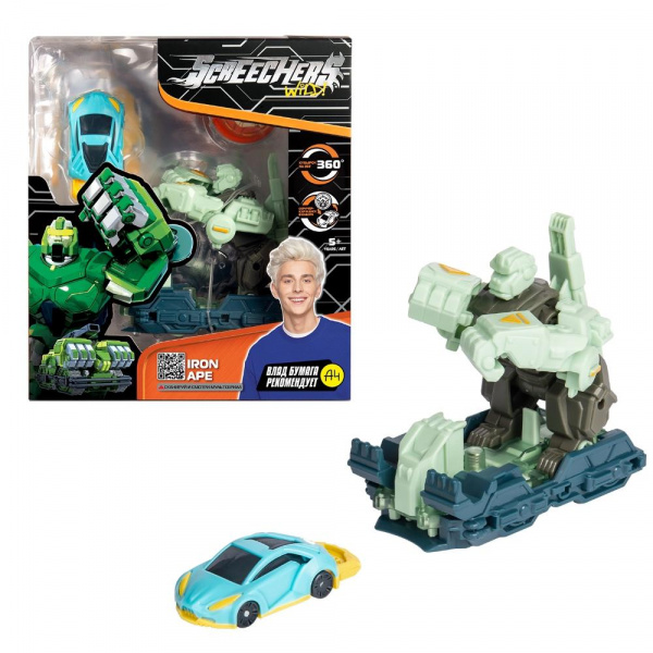 Игровой набор Дикие Скричеры L2 «Айрон Эйп», Screechers Wild