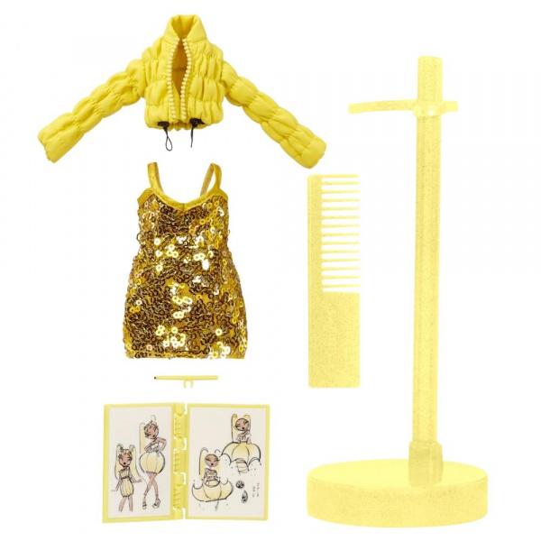Кукла RAINBOW HIGH Fantastic Санни 28 см желтая с аксессуарами Рейнбоу Хай фото 5