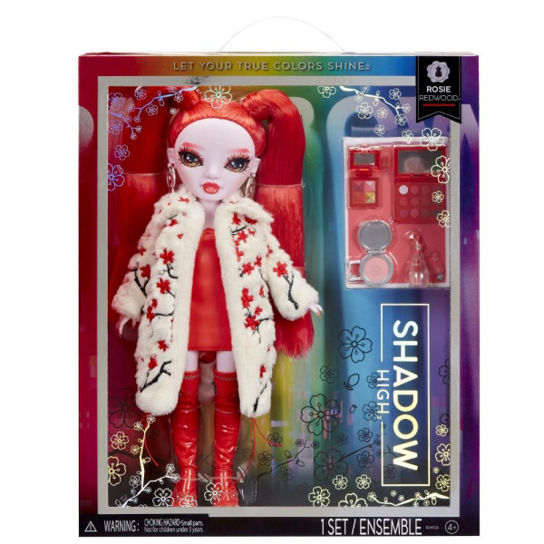 Кукла RAINBOW HIGH Shadow Рози Редвуд 28 см красная с аксессуарами Рейнбоу Хай фото 2