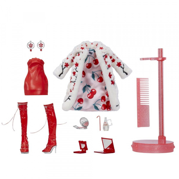 Кукла RAINBOW HIGH Shadow Рози Редвуд 28 см красная с аксессуарами Рейнбоу Хай фото 8