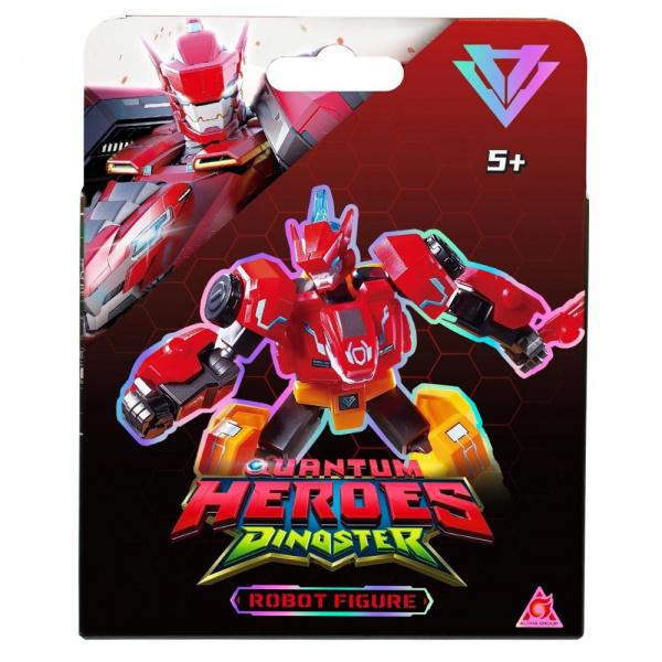 Робот-конструктор Раптор Трон 11 см, Dinoster фото 1