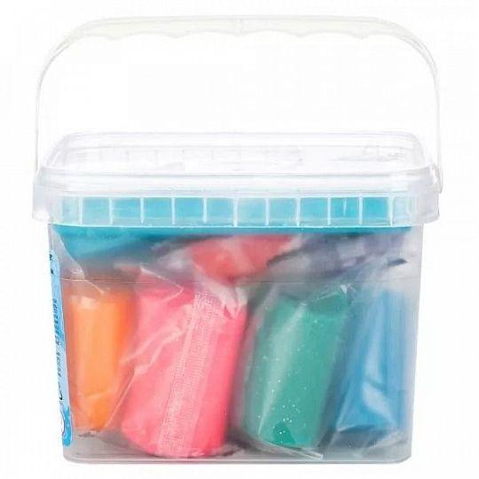 Тесто-пластилин 10 цветов Набор для детской лепки GENIO KIDS-ART фото 1