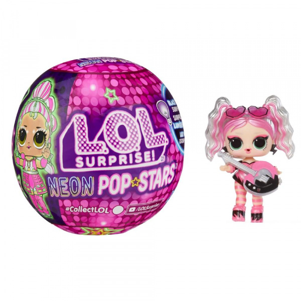 Кукла в шаре ЛОЛ СЮРПРАЙЗ Neon с аксессуарами LOL SURPRISE фото 7