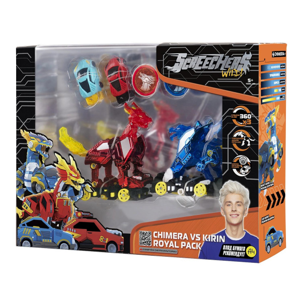 Игровой набор Дикие Скричеры «Химера и Кирин», Screechers Wild фото 4