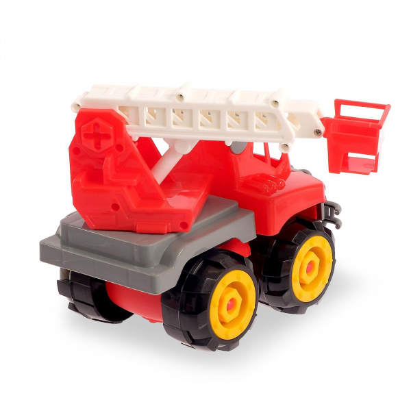 Конструктор винтовой с шуруповертом и отверткой «Пожарка с лестницей» фото 2