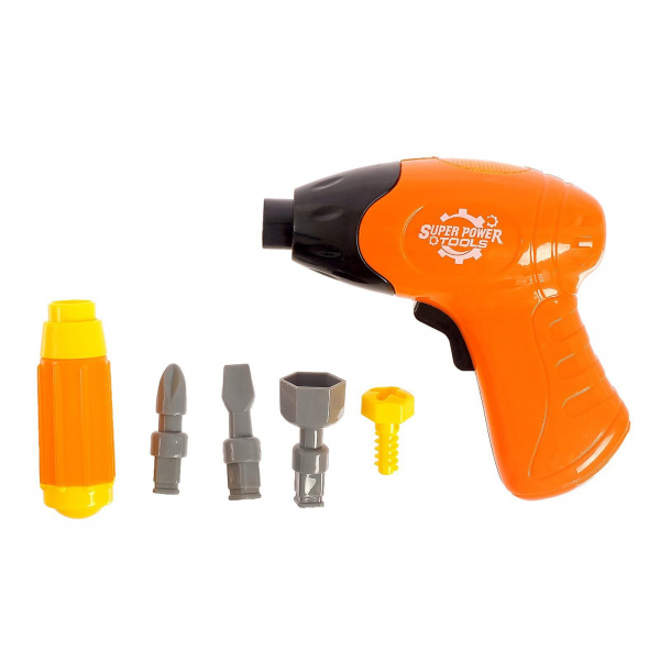 Конструктор винтовой с шуруповертом и отверткой «Пожарка с лестницей» фото 3