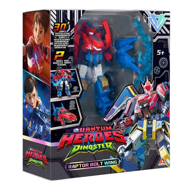 Робот-трансформер 2-в-1 Раптор Болт Винг Dinoster фото 3