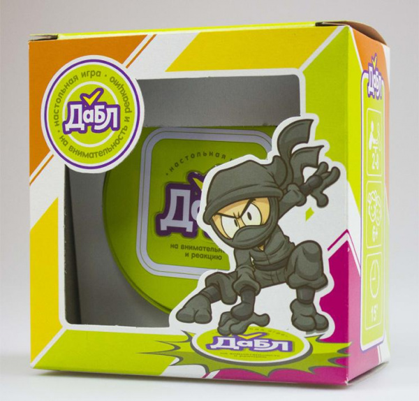 Настольная игра «Дабл» в жестяной коробке фото 1