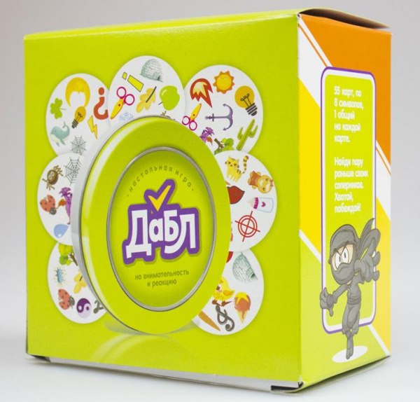 Настольная игра «Дабл» в жестяной коробке фото 2