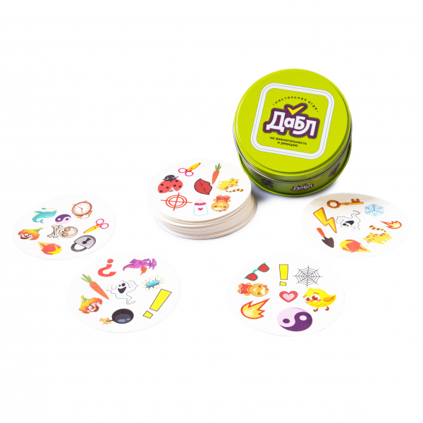 Настольная игра «Дабл» в жестяной коробке фото 3