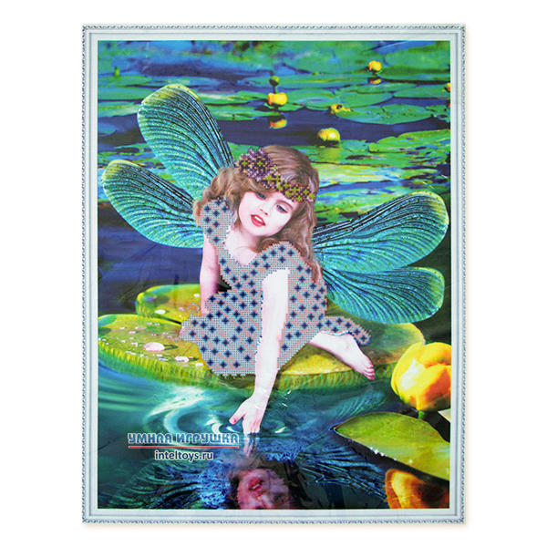 Картина по номерам Цветной мир ярких идей «Фея на кувшинке», 50х65 см Фея  на кувшинке | AliExpress